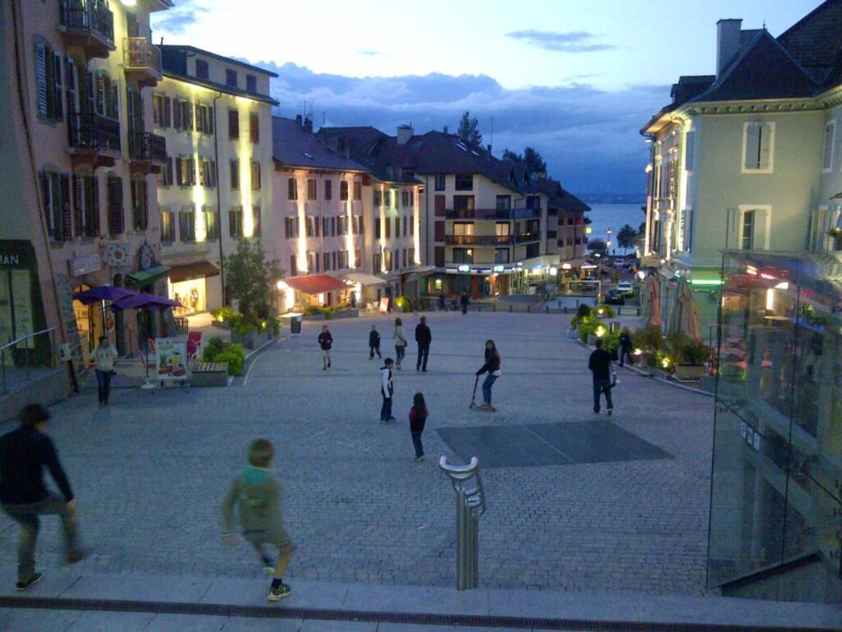 Appartement Confortable A Thollon-Les-Memises Avec Vue Dış mekan fotoğraf